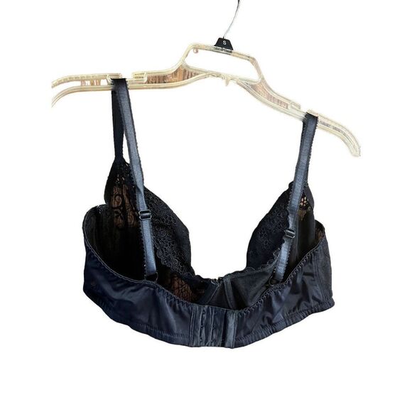 Angelie Lace * Padding Free * Black Bra Sz 40DD - Picture 2 of 7